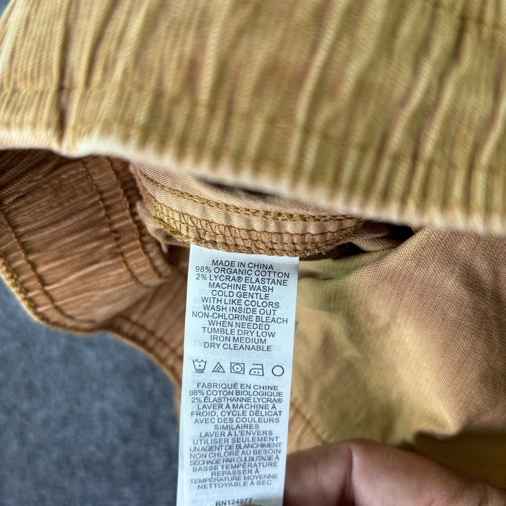 prAna Canyon Camp Short Mens XXL Earthbound Tan Corduroy NWT 7in Inseam Hiking
